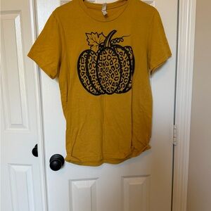 Bella Canvas Mustard Pumpkin Graphic Tee